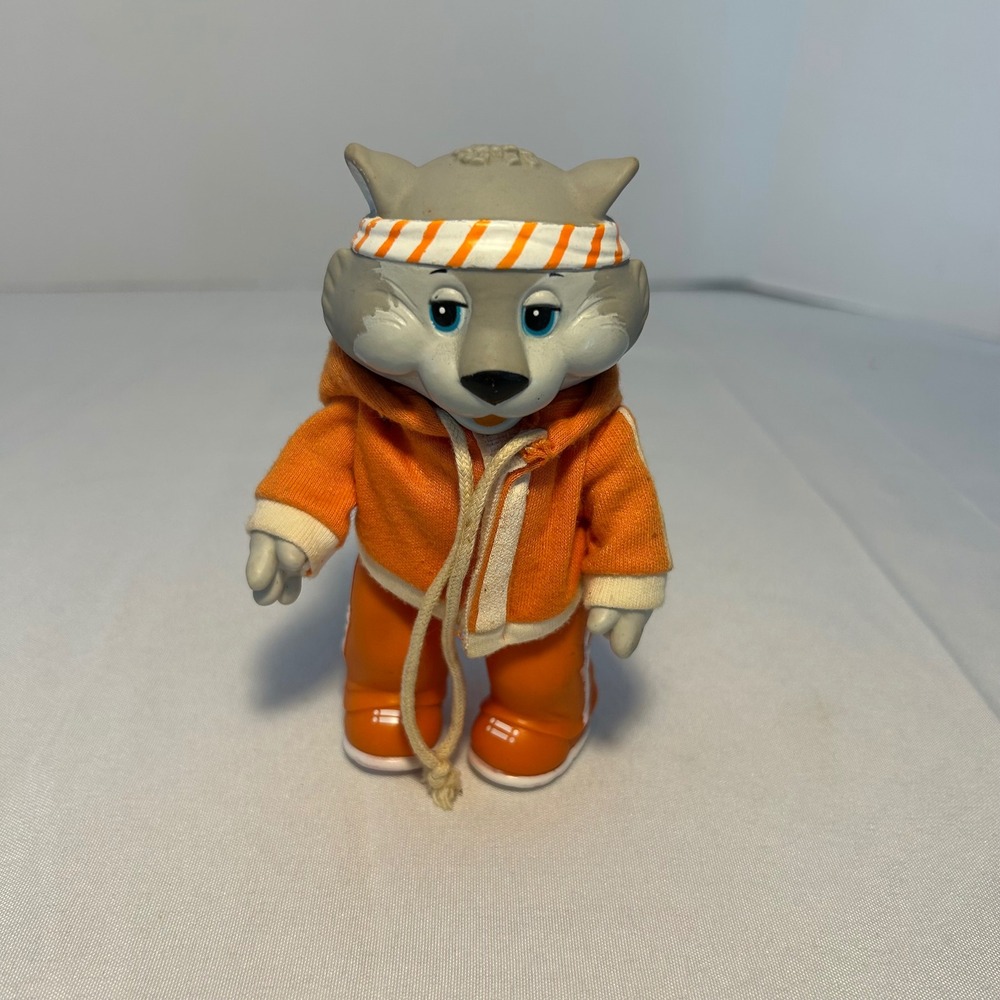 Vintage 1984 AGC‎ Tomy Hong Kong Wolf in Track Suit Toy Figurine